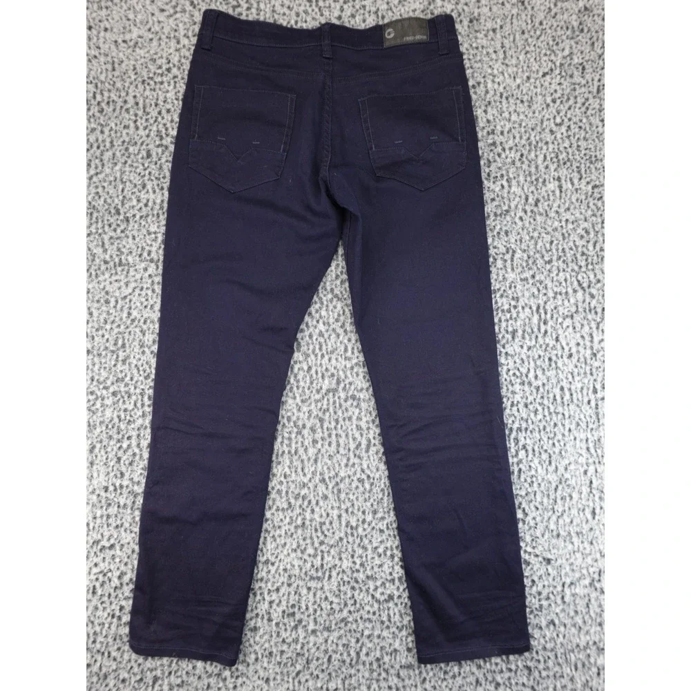 Fried Denim Slim Fit Jeans‎ Mens 32x30 Navy Blue Stretch Cotton Blend Casual